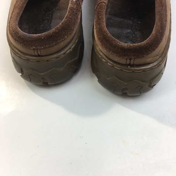 L.L Bean Brown Leather Comfort Casual Slip-On Mocs - Picture 4 of 8